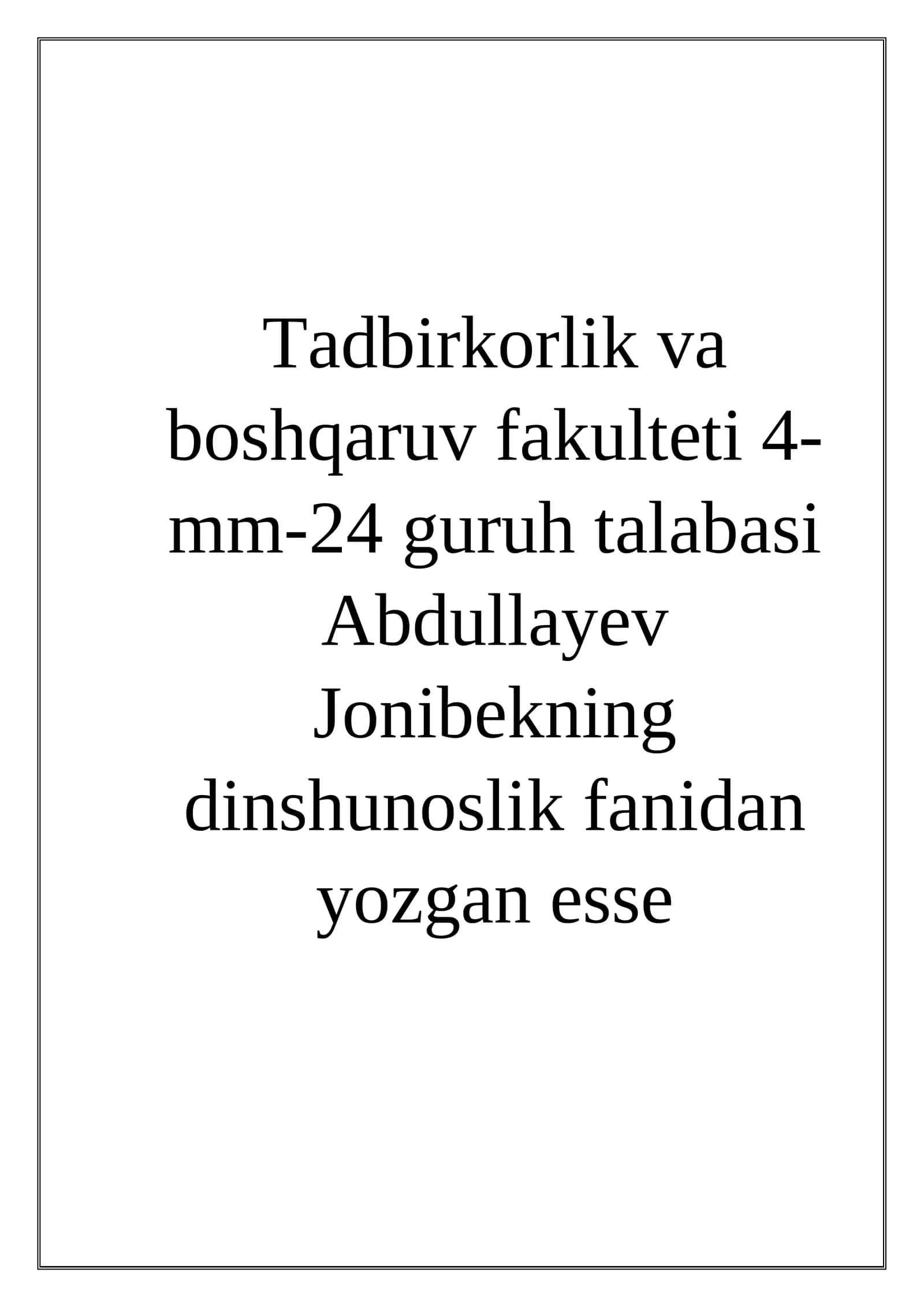 Sekulyar va sakral jamiyat: zamonaviy tendensiyalar 1
