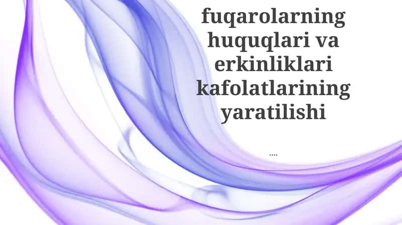 Maxfiylik huquqi 1