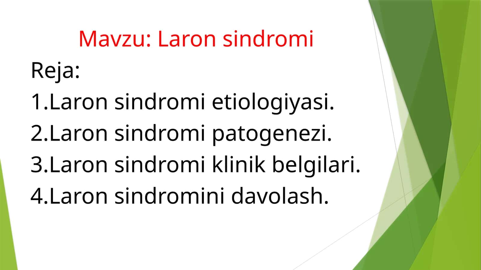 Laron sindromi 1