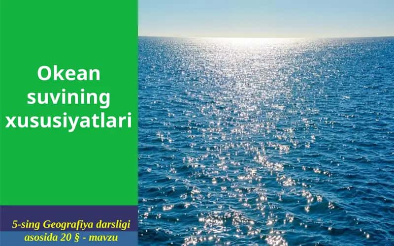 Okeansuviningxususiyatlari 1