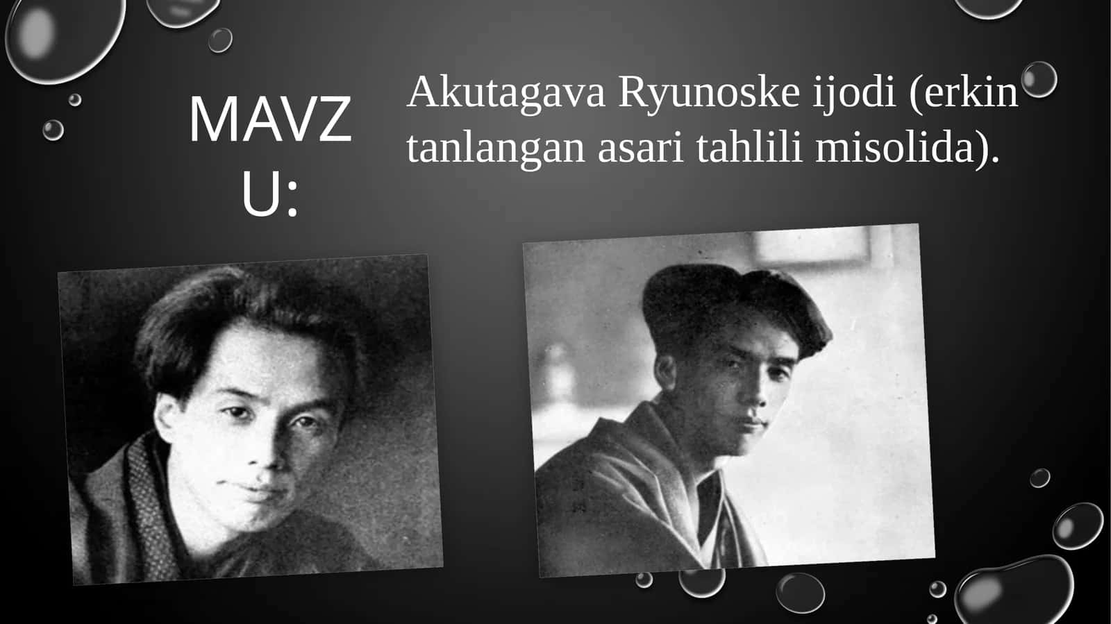 Aktugava Ryunoske 1