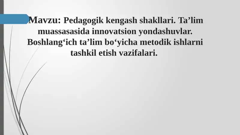 Pedagogik kengash shakllari va innovatsion yondashuvlar 1