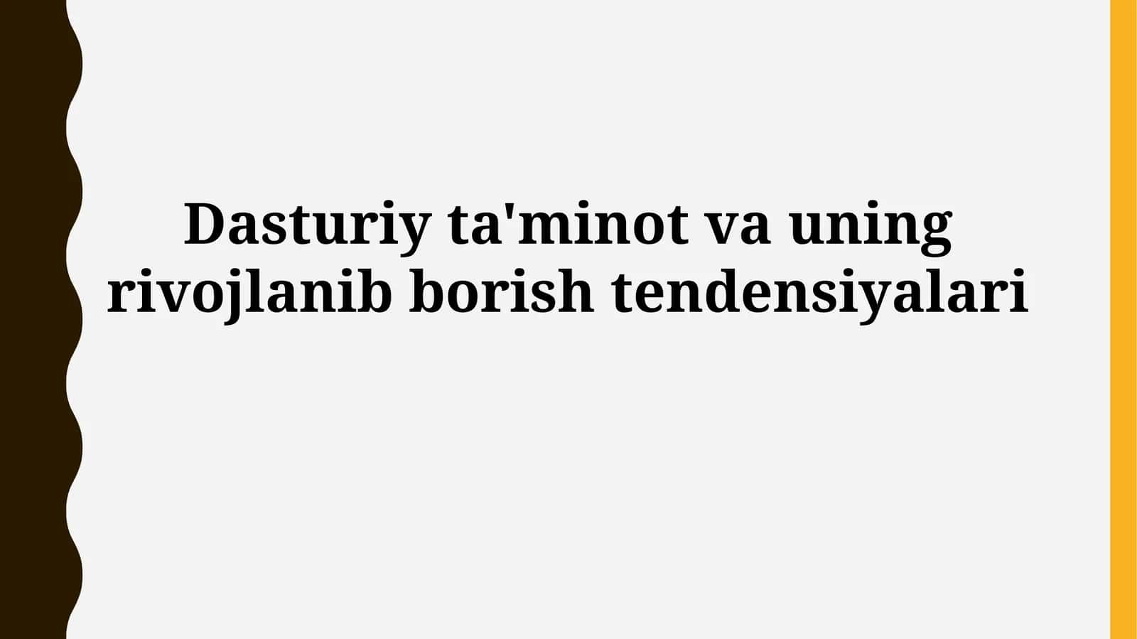 Dasturiy ta'minot va uning rivojlanibborishtendensiyalari 1