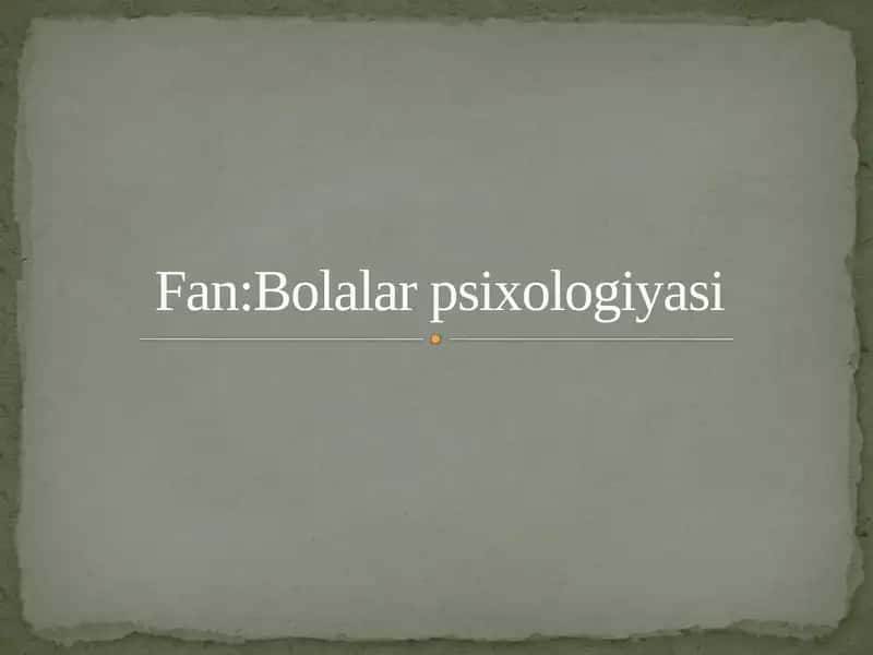 Diqqat turlari 1