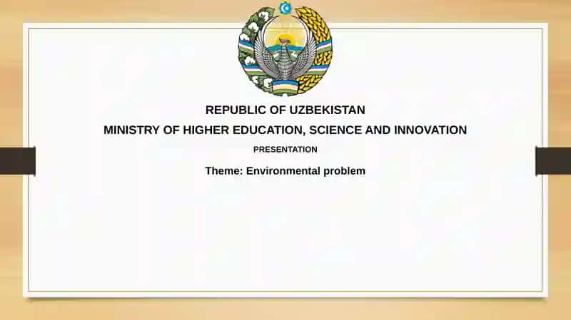 Environmental Problem Presentation