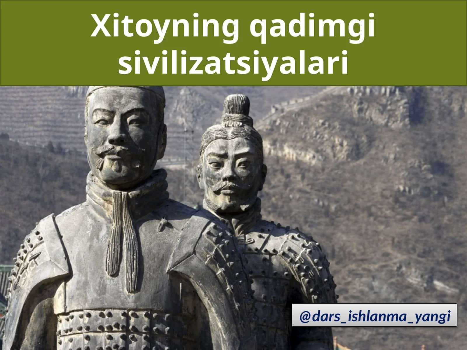 Xitoyning qadimgi civilizatsiyalari 1