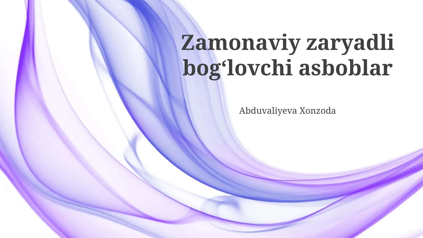 Zamonaviy Zaryadli Bogʻlovchi Asboblar 1