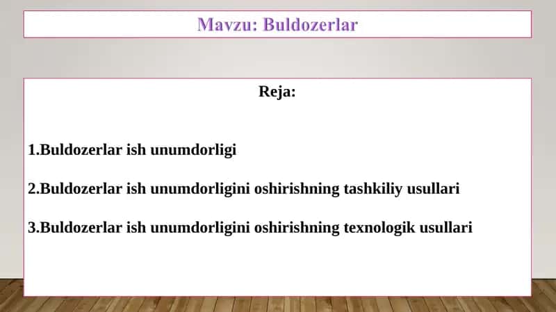 Buldozerlar 1