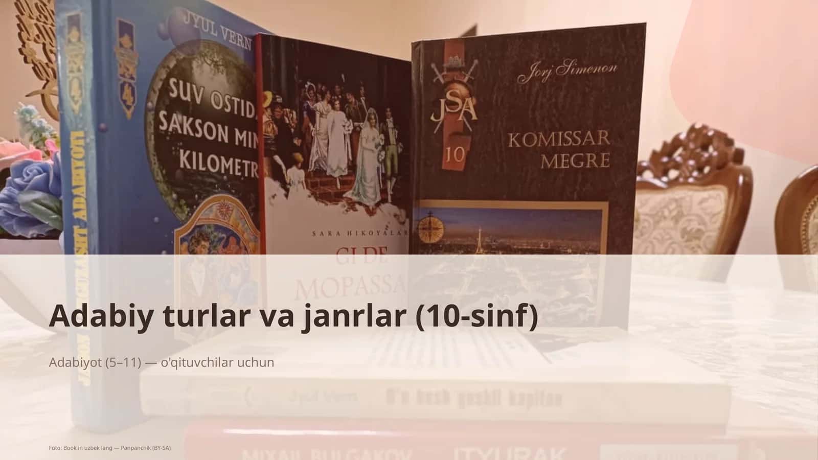 Adabiy turlar va janrlar (10-sinf) 1