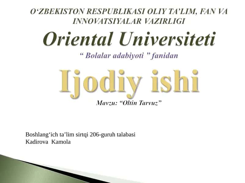 Oppog’oy va yetti ginom 1