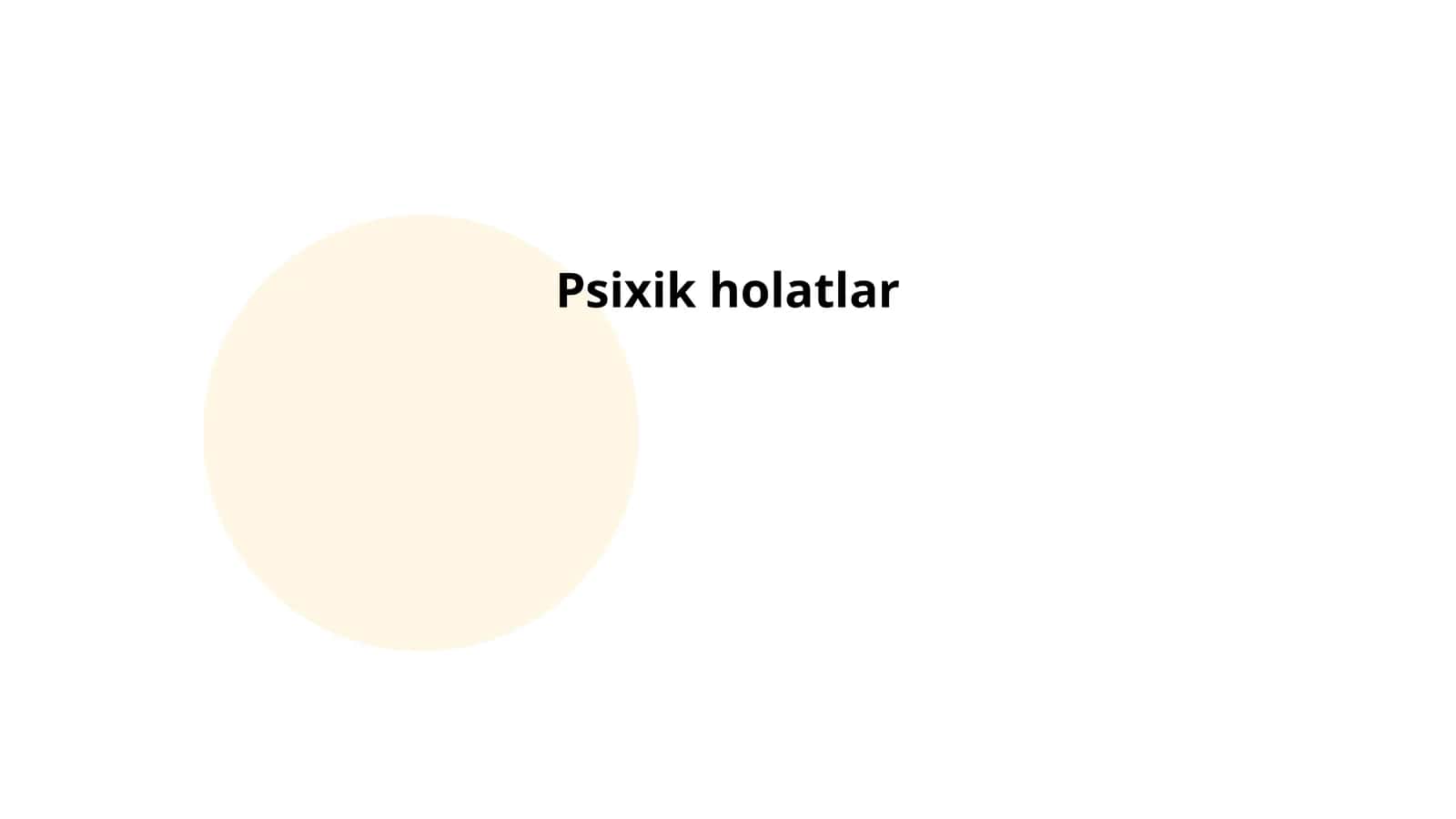 Psixik holatlar 1