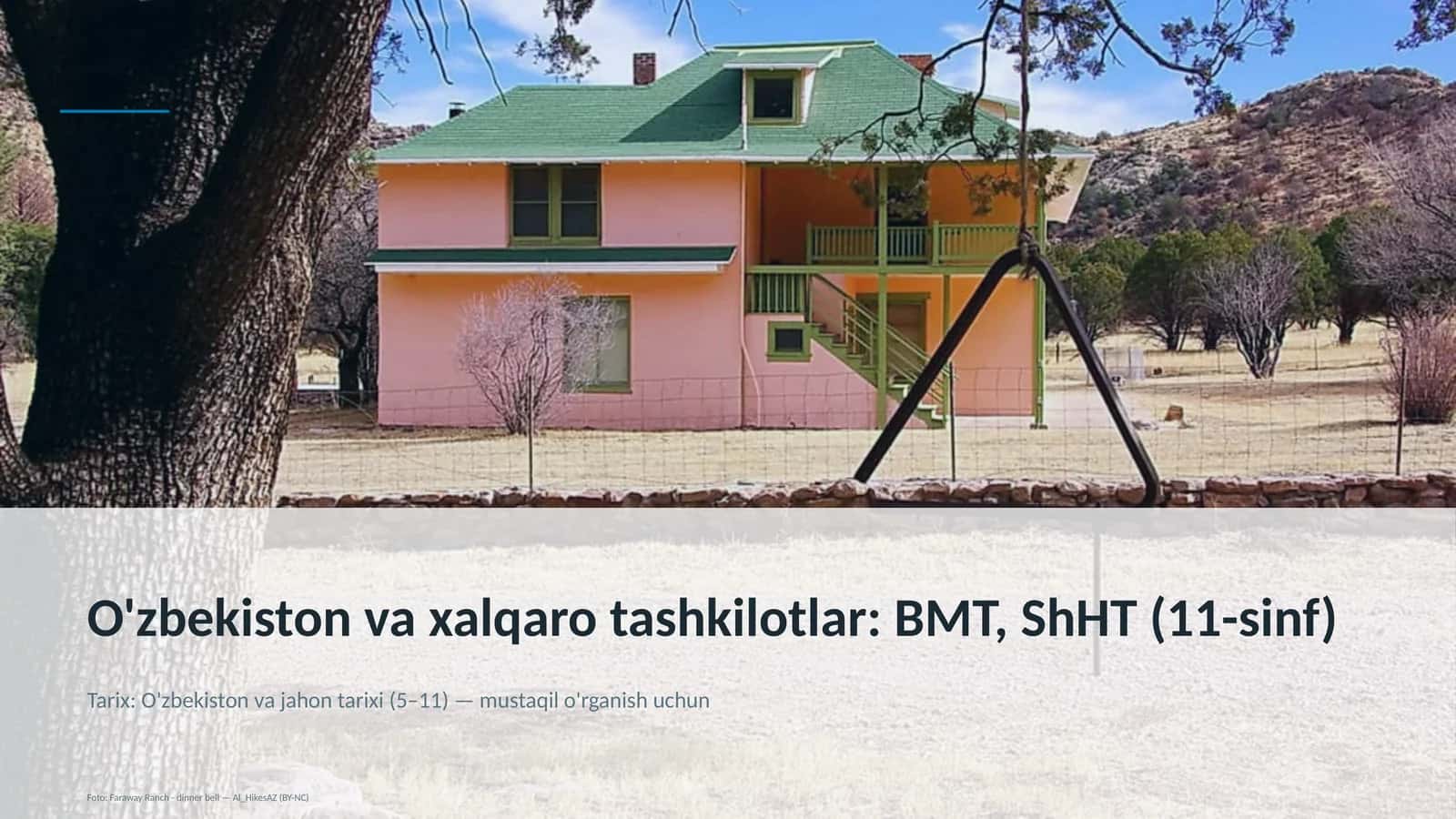 O'zbekiston va jahon tarixi (5–11) 1