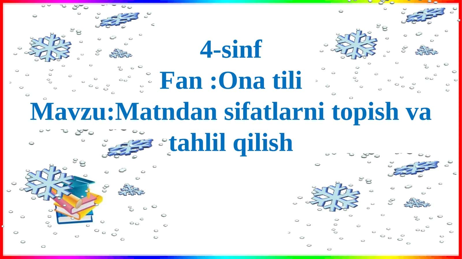 Matndan sifatlarni topish va tahlil qilish 1