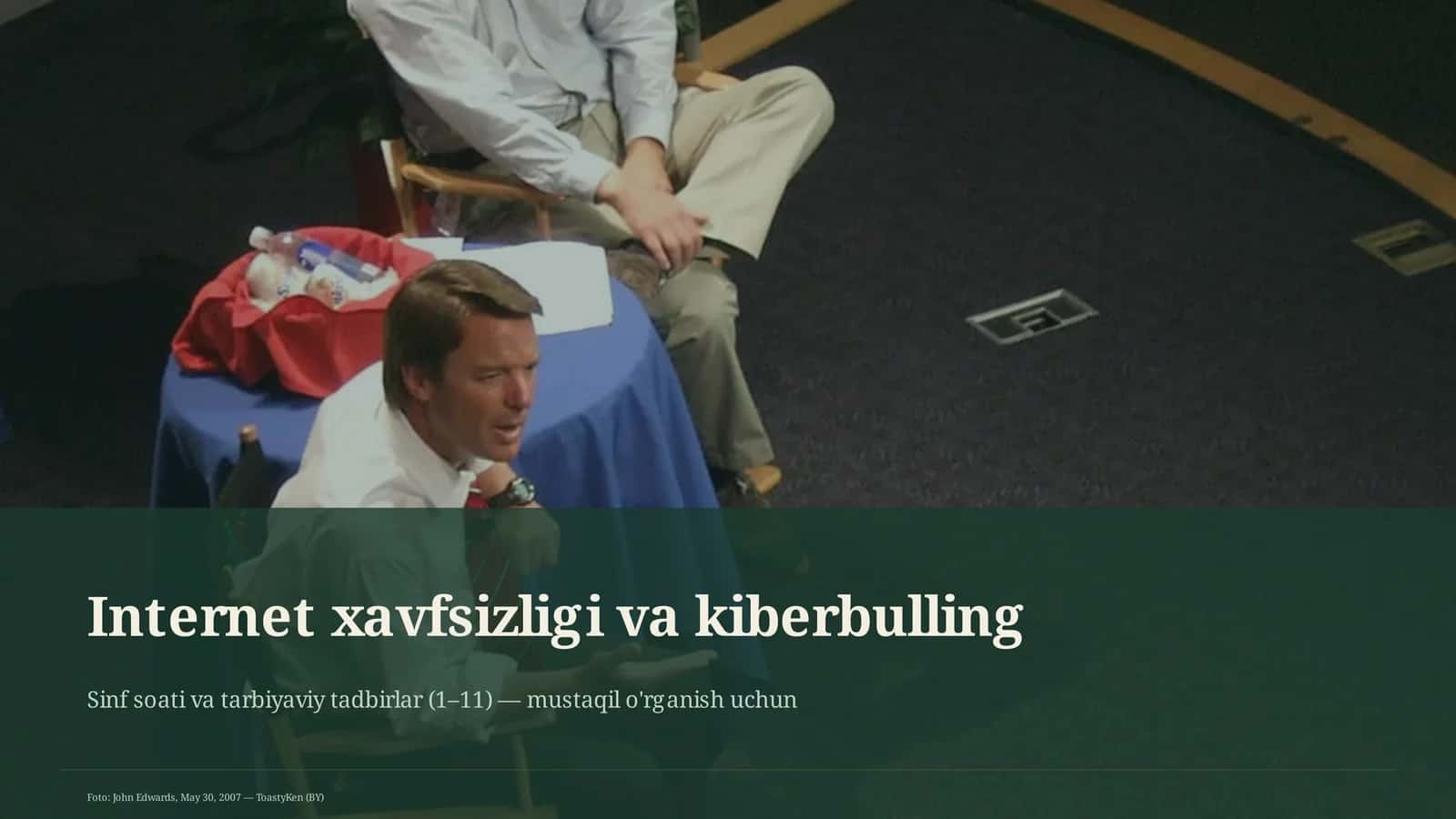 Internet xavfsizligi va kiberbulling 1