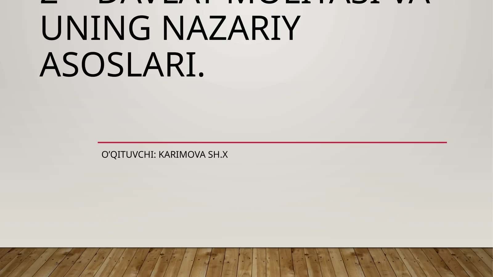 Davlat moliyasi va uning nazariy asoslari 1