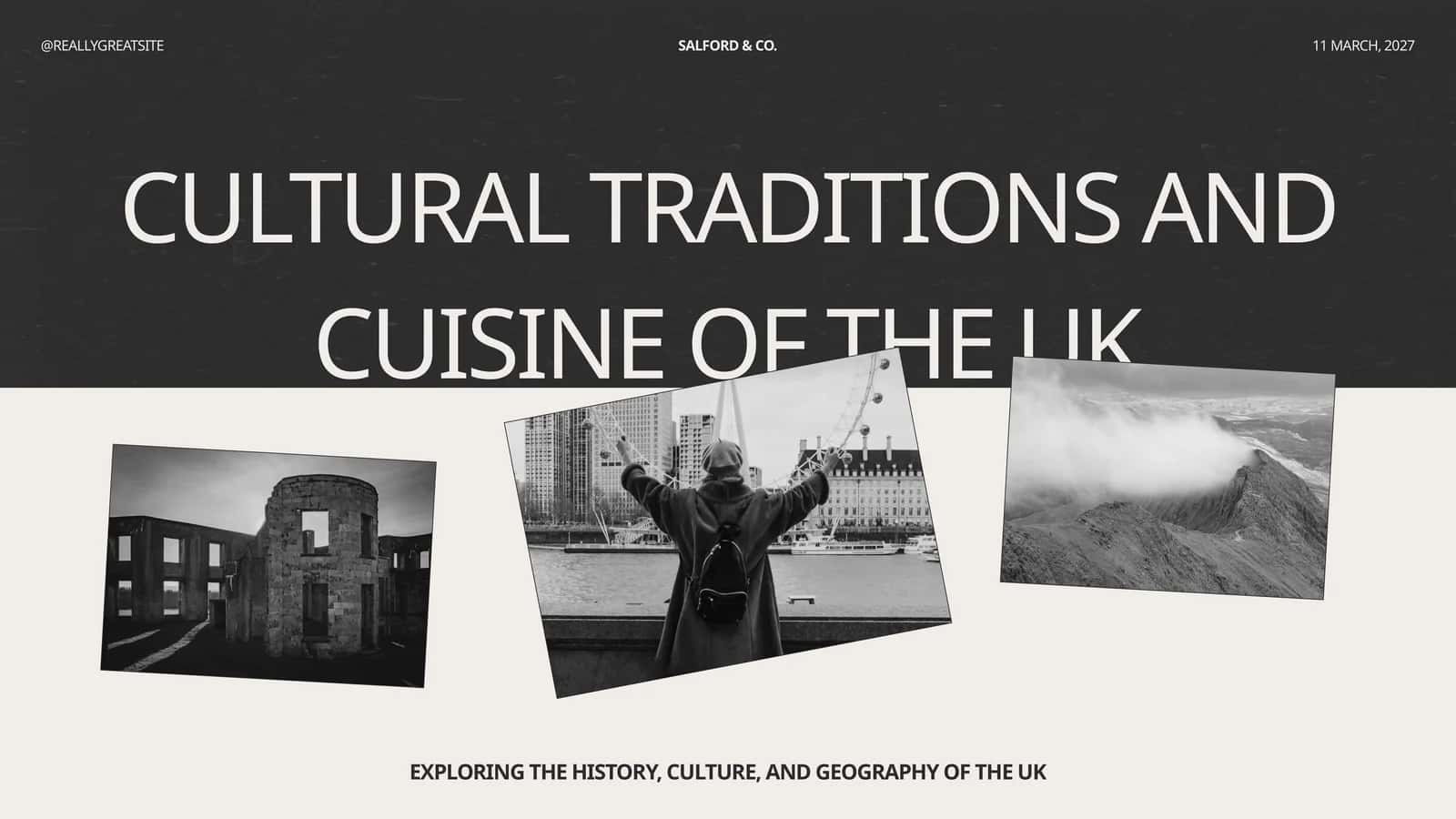 CULTURAL TRADITIONS AND CUISINE OF THE UK 1