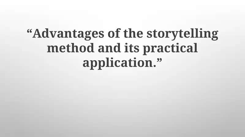 The Power of Storytelling 1