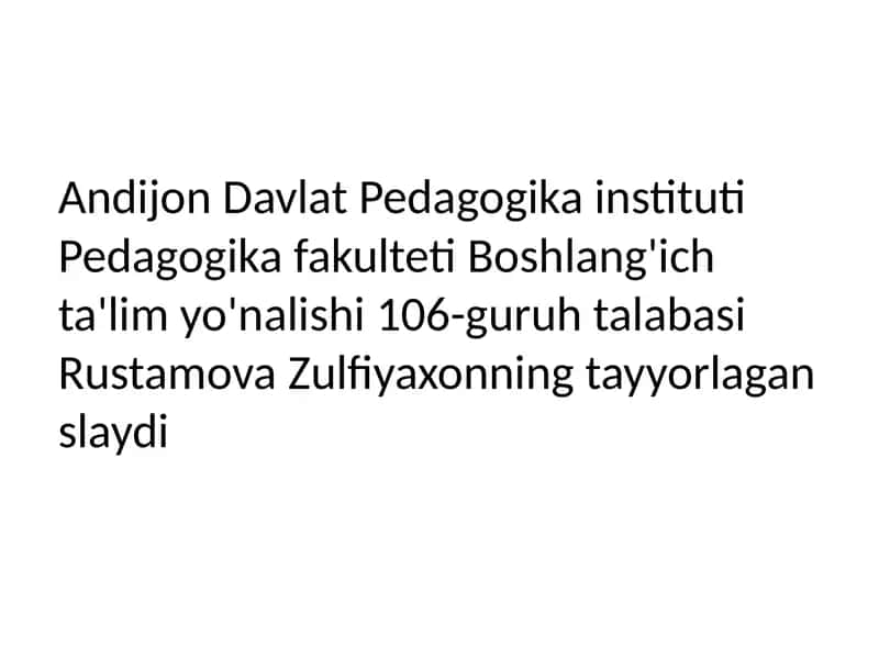 Boshlang'ich sinfdagi sintaksis materiallari 1