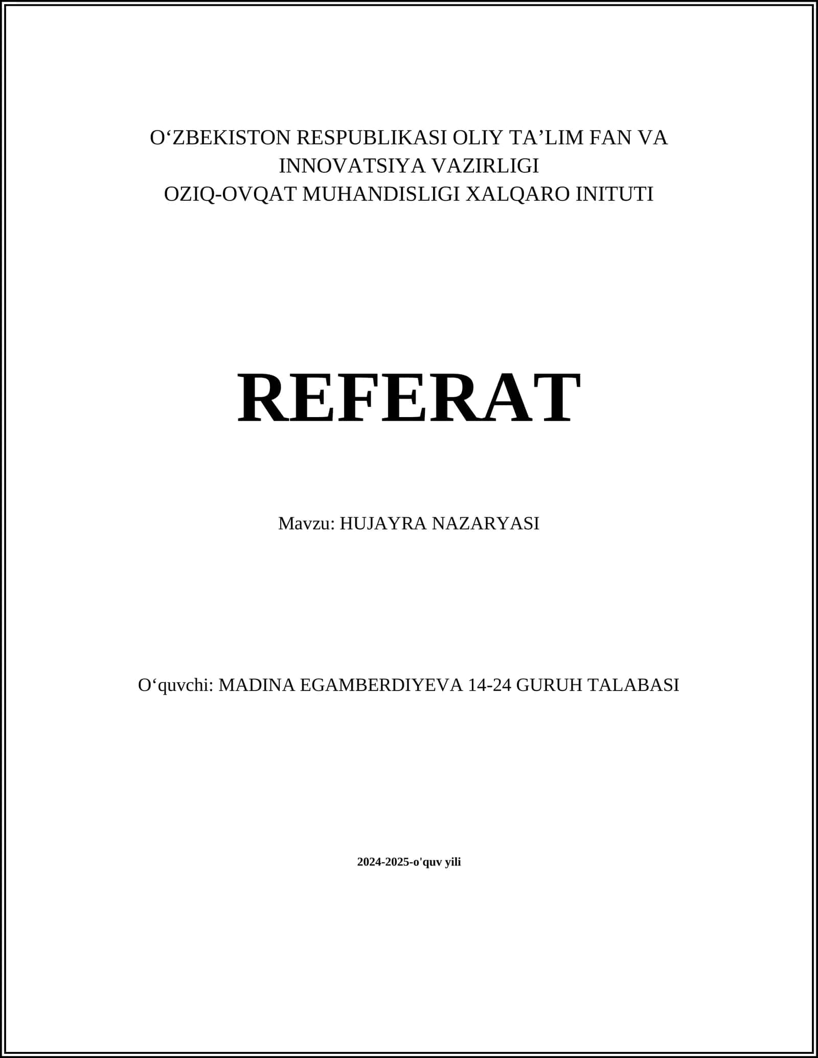 Referat Hujayra Nazaryasi 1