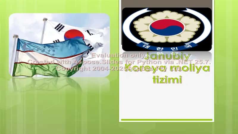 Janubiy koreya Moliya tizimi 1