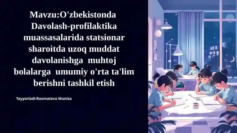 O'zbekistonda Davolash-profilaktika muassasalari