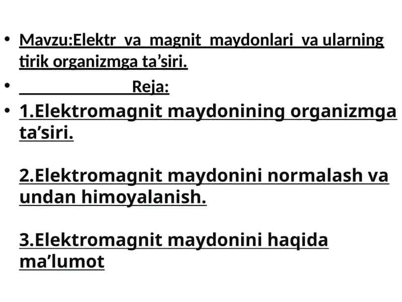Elektrvamagnitmaydonlarivaularningtirikorganizmgata’siri 1