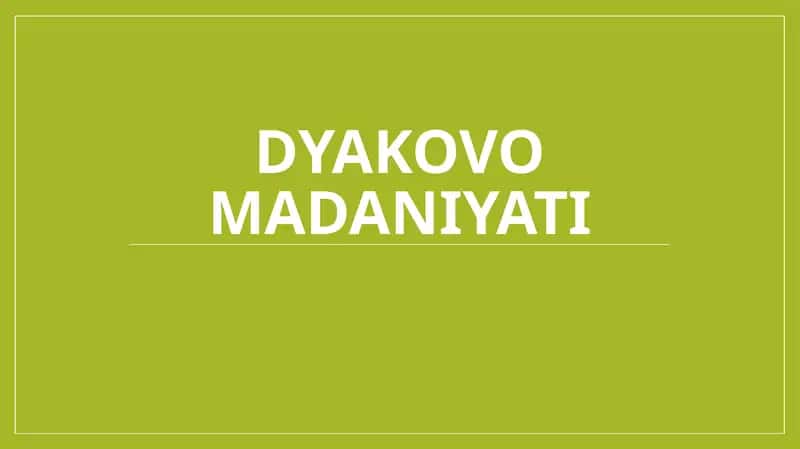 Dyakovomadaniyati 1