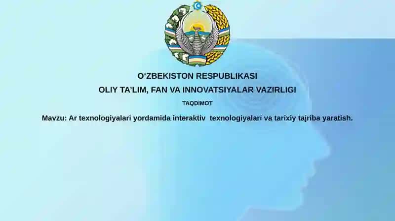 AR texnologiyalari asoslari