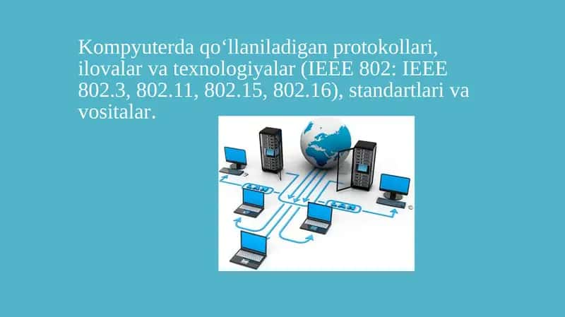 Kompyuter ma'lumotlarining uzatilish protokollari 1