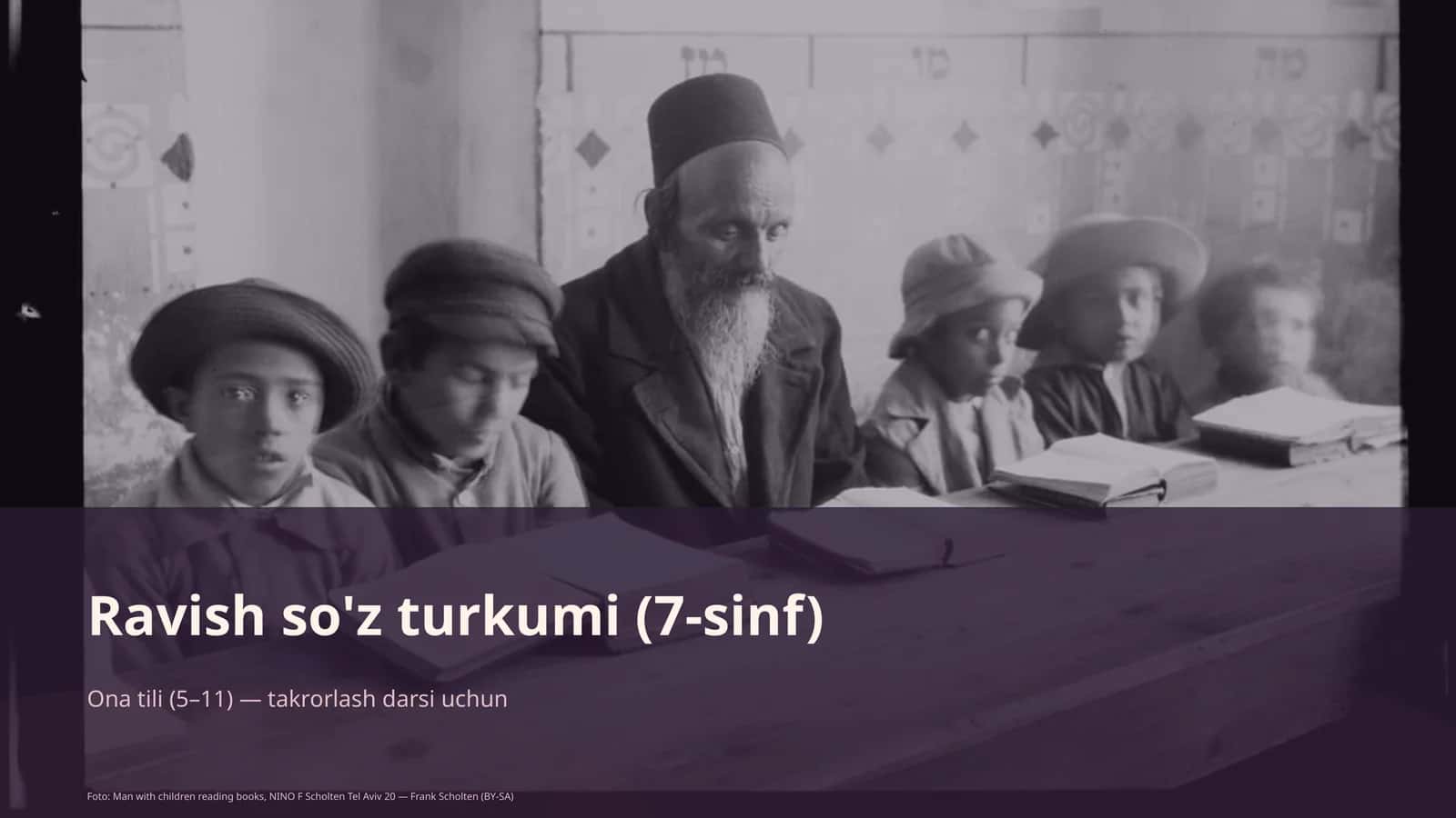 Ravish so'z turkumi (7-sinf) 1