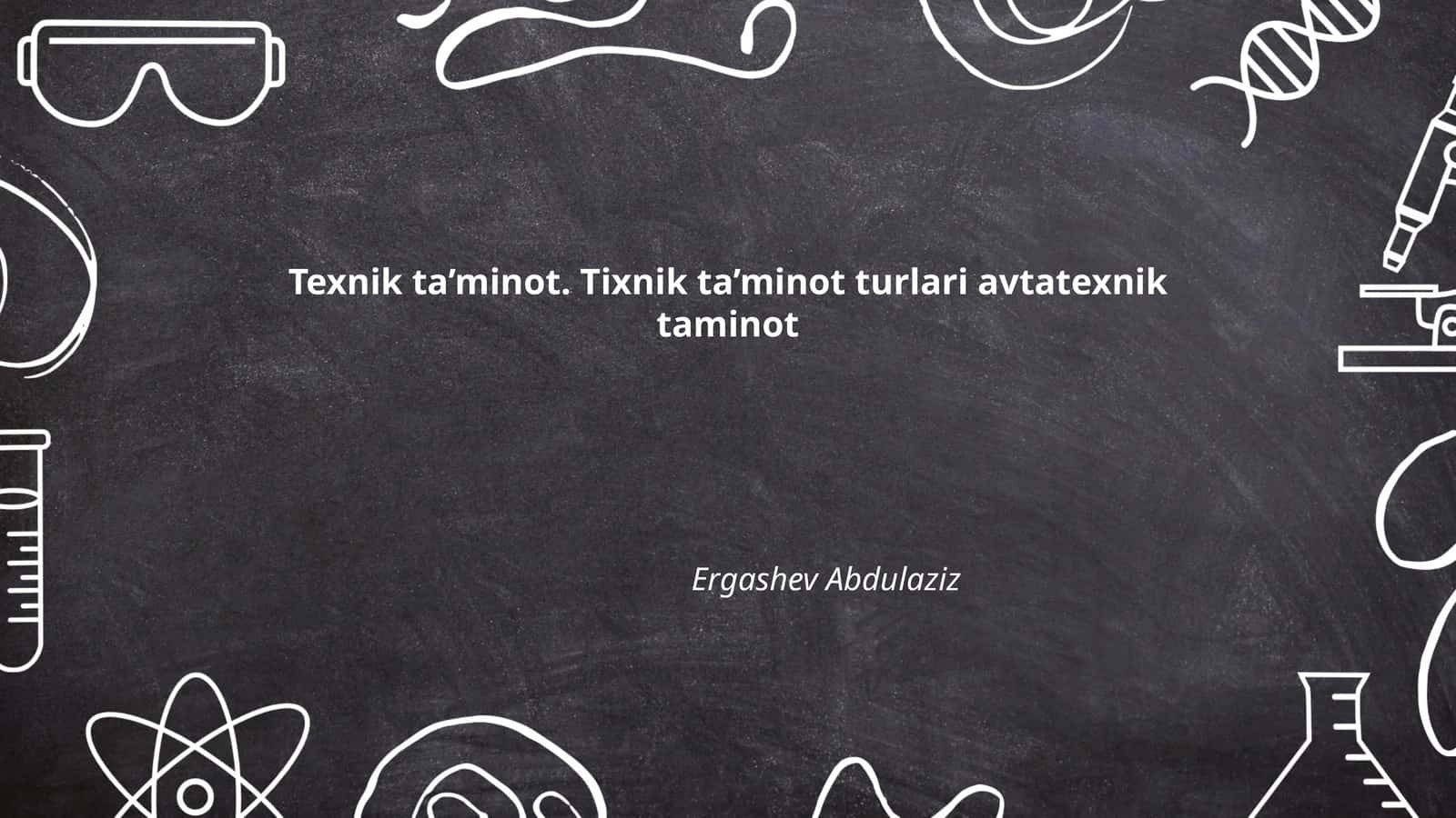 Texnik ta’minot 1