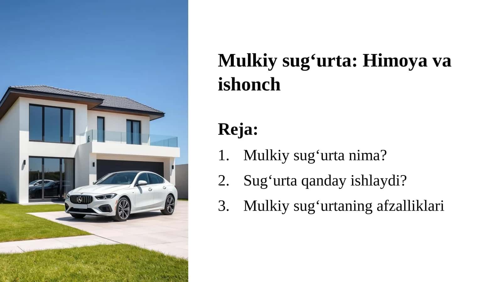 Mulkiy sug‘urta: Himoya va ishonch 1
