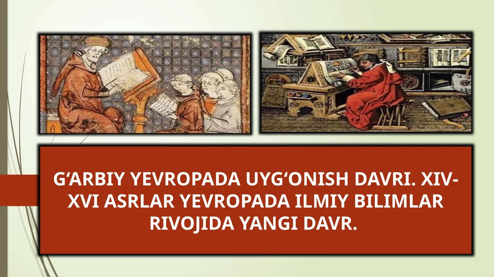 Uyg‘onish davri 1