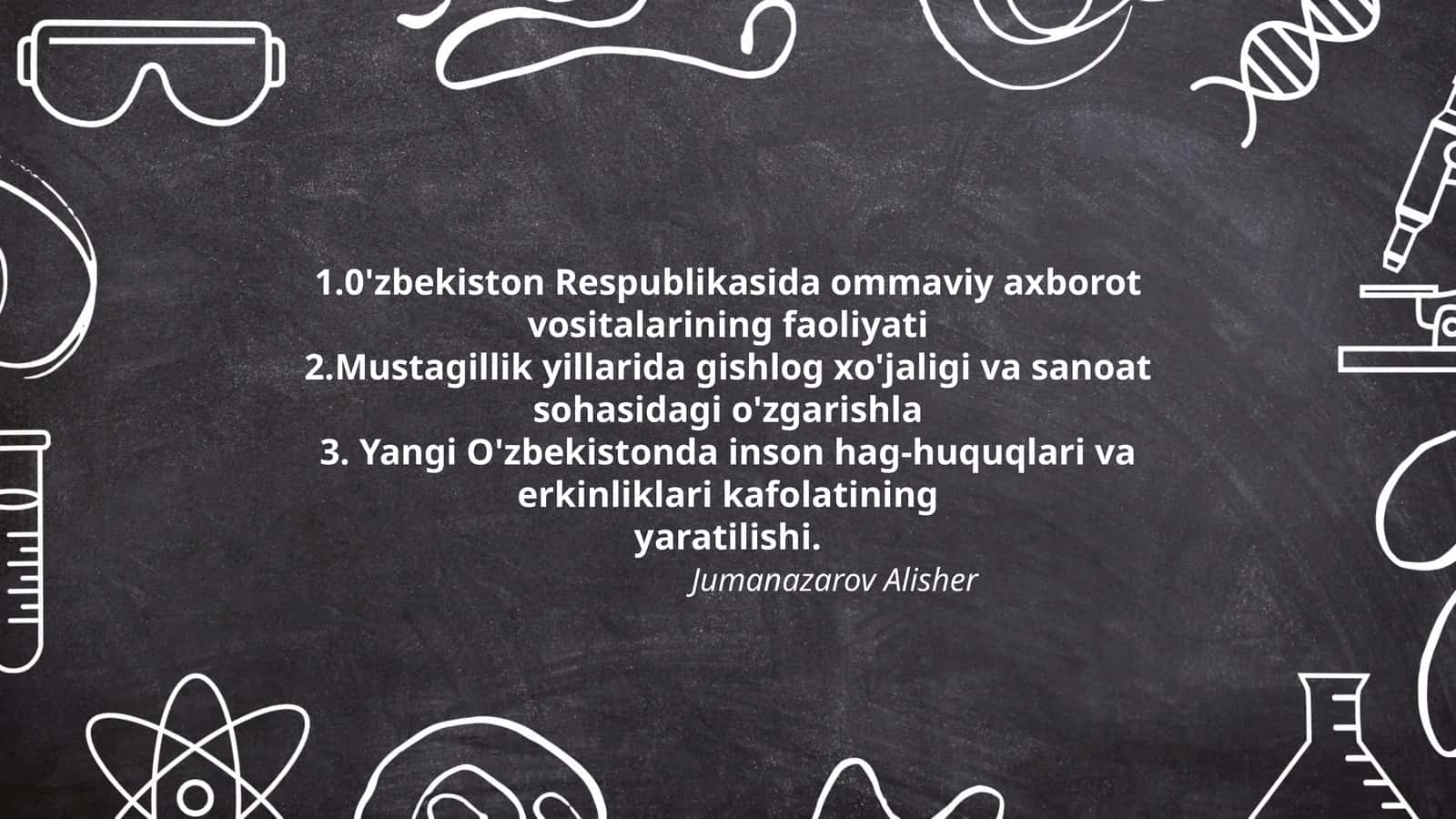 O'zbekiston Respublikasi Ommaviy Axbarot Vositalarining Faoliyati 1