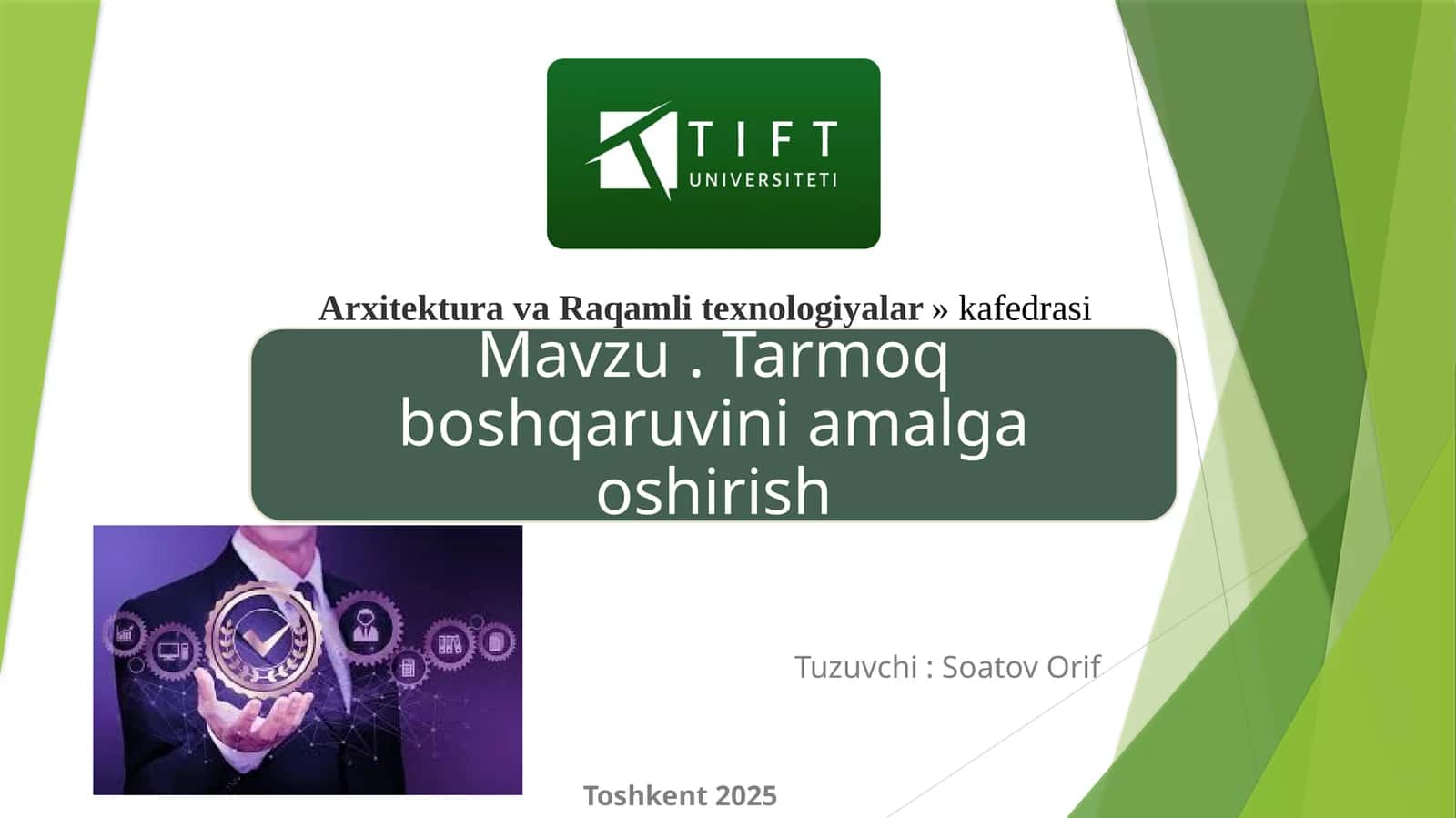 Tuzuvchi:SoatovOrif 1
