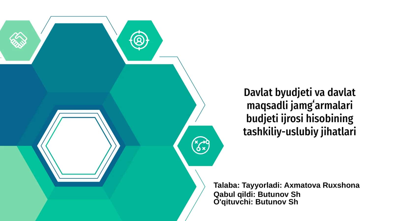 Davlat byudjeti va davlat maqsadli jamgʻarmalari budjeti ijrosi hisobining tashkiliy-uslubiy jihatlari 1