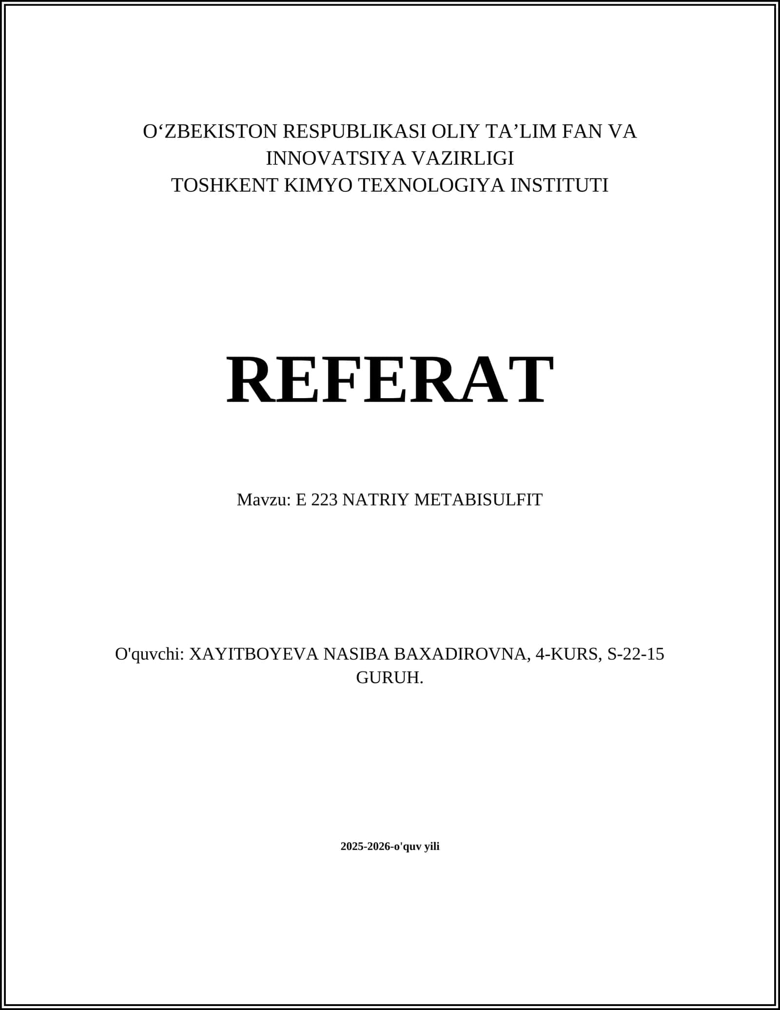 E 223 NATRIY METABISULFIT 1