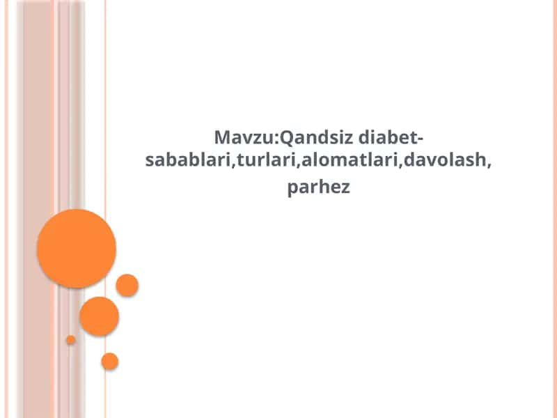 Qandsiz diabet 1