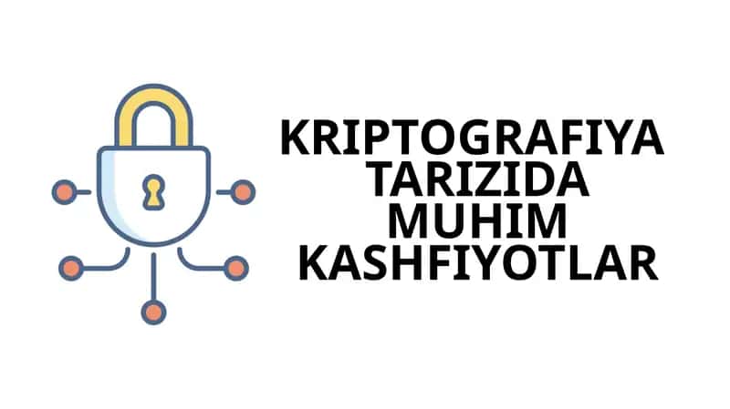 KRIPTOGRAFIYA TARIZIDA MUHIM KASHFIYOTLAR 1