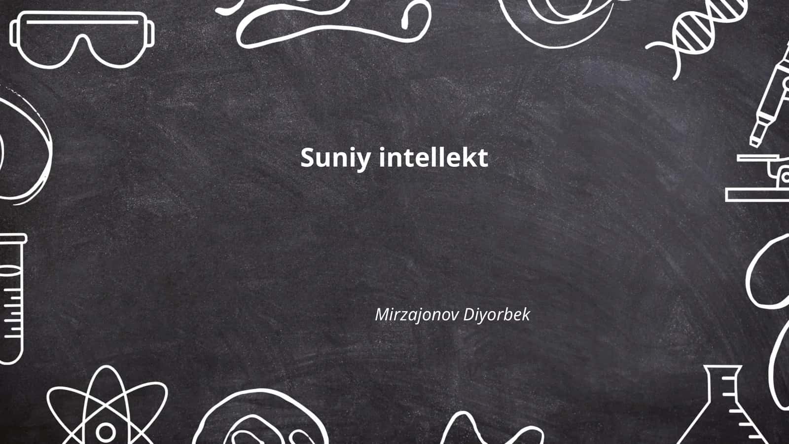 Suniy intellektning tarixi 1