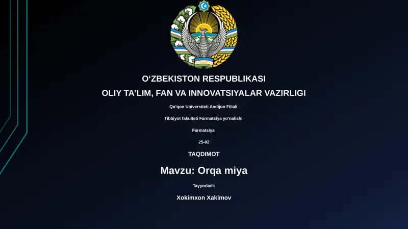 Orqa miya 1