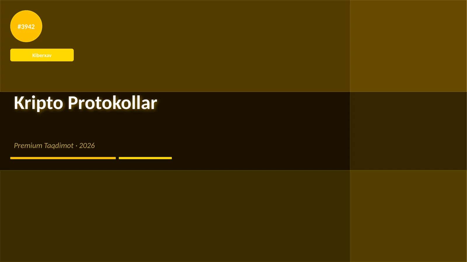 Kripto Protokollar 1