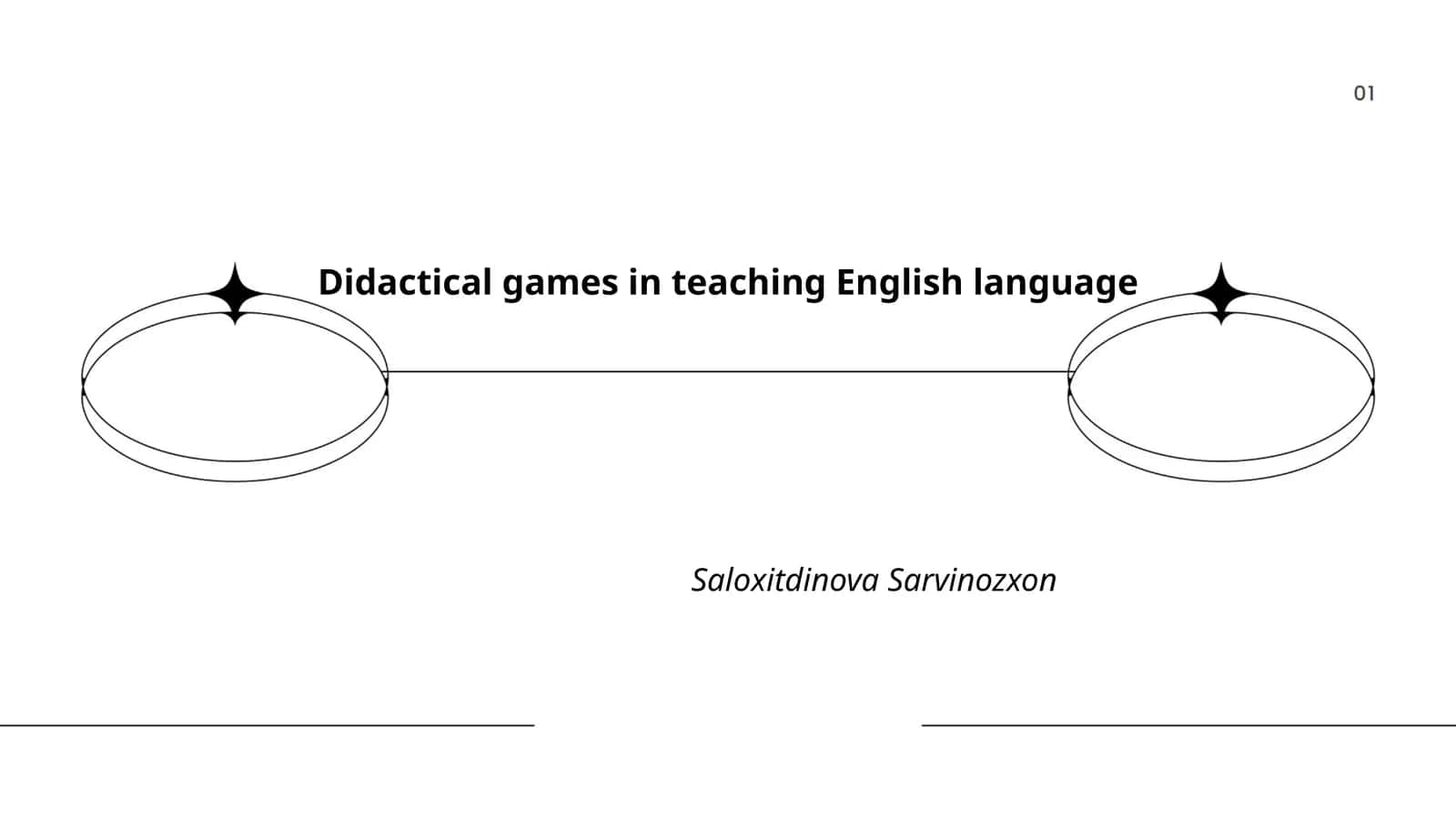 Didactical games in teaching English language 1