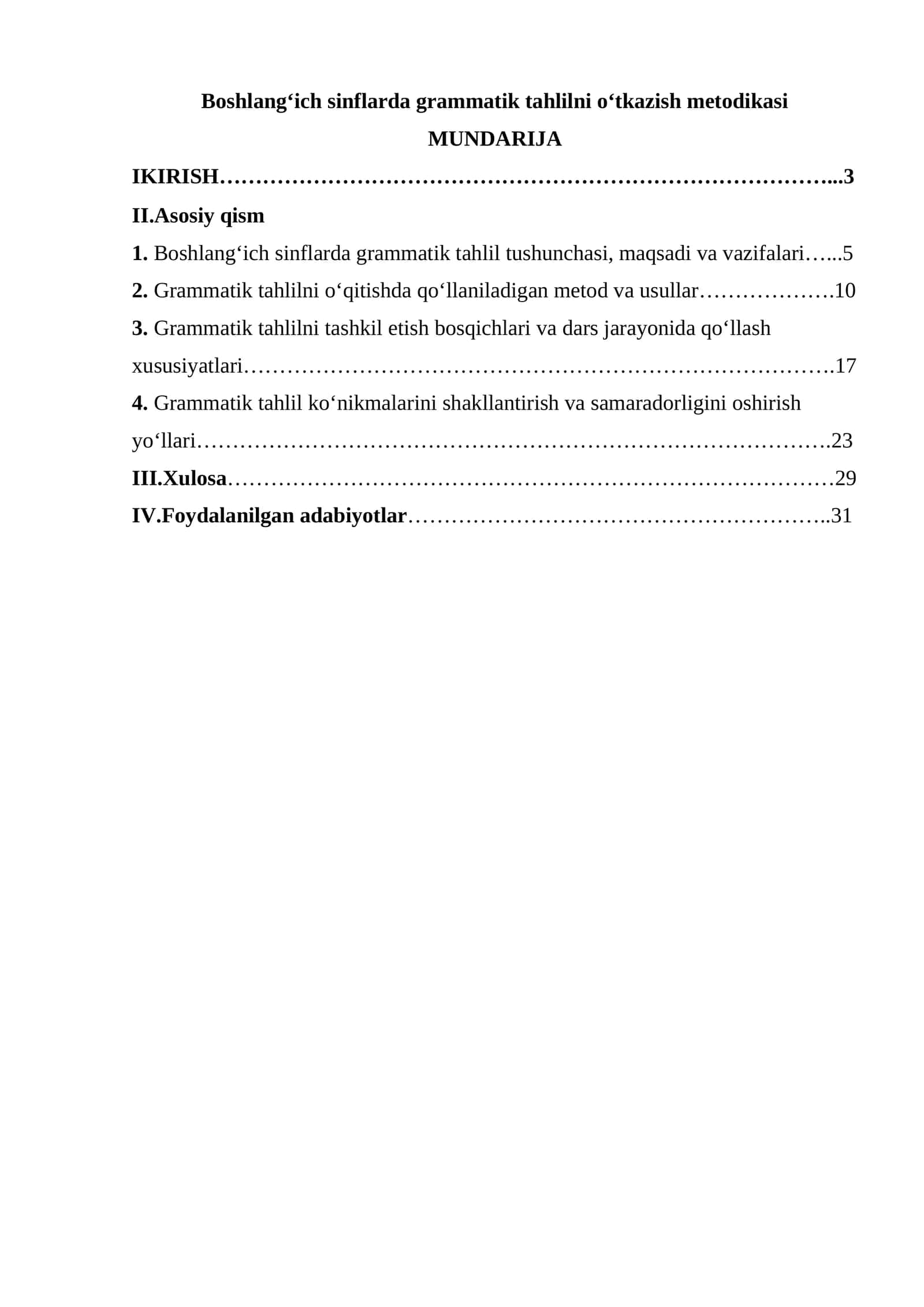 Boshlang‘ich sinflarda grammatik tahlilni o‘tkazish metodikasi 1