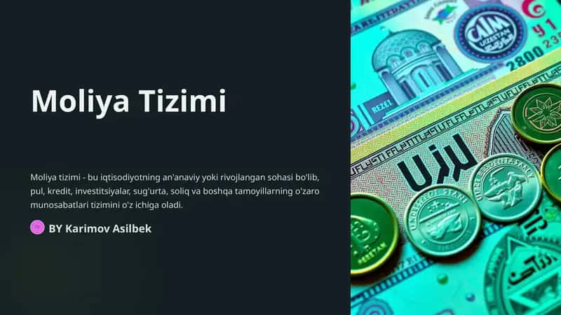 Moliya Tizimi 1