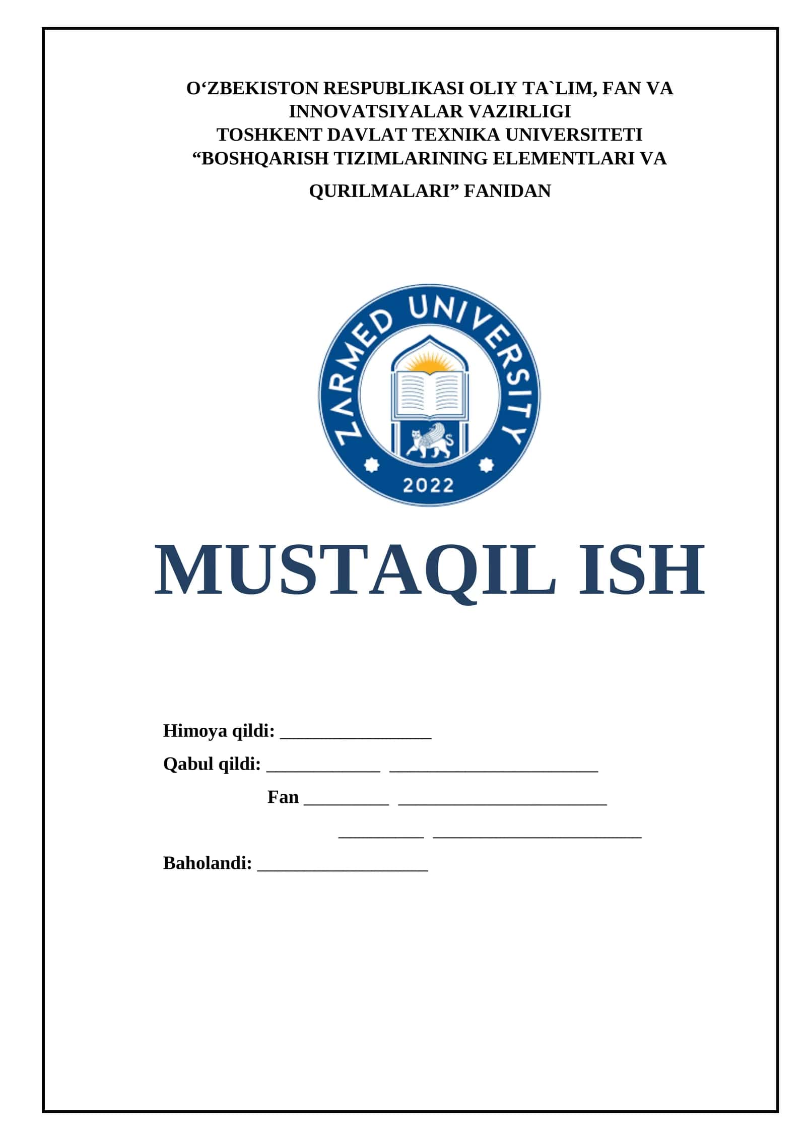 Avtomatika vositalarining kiritish qurilmalari 1