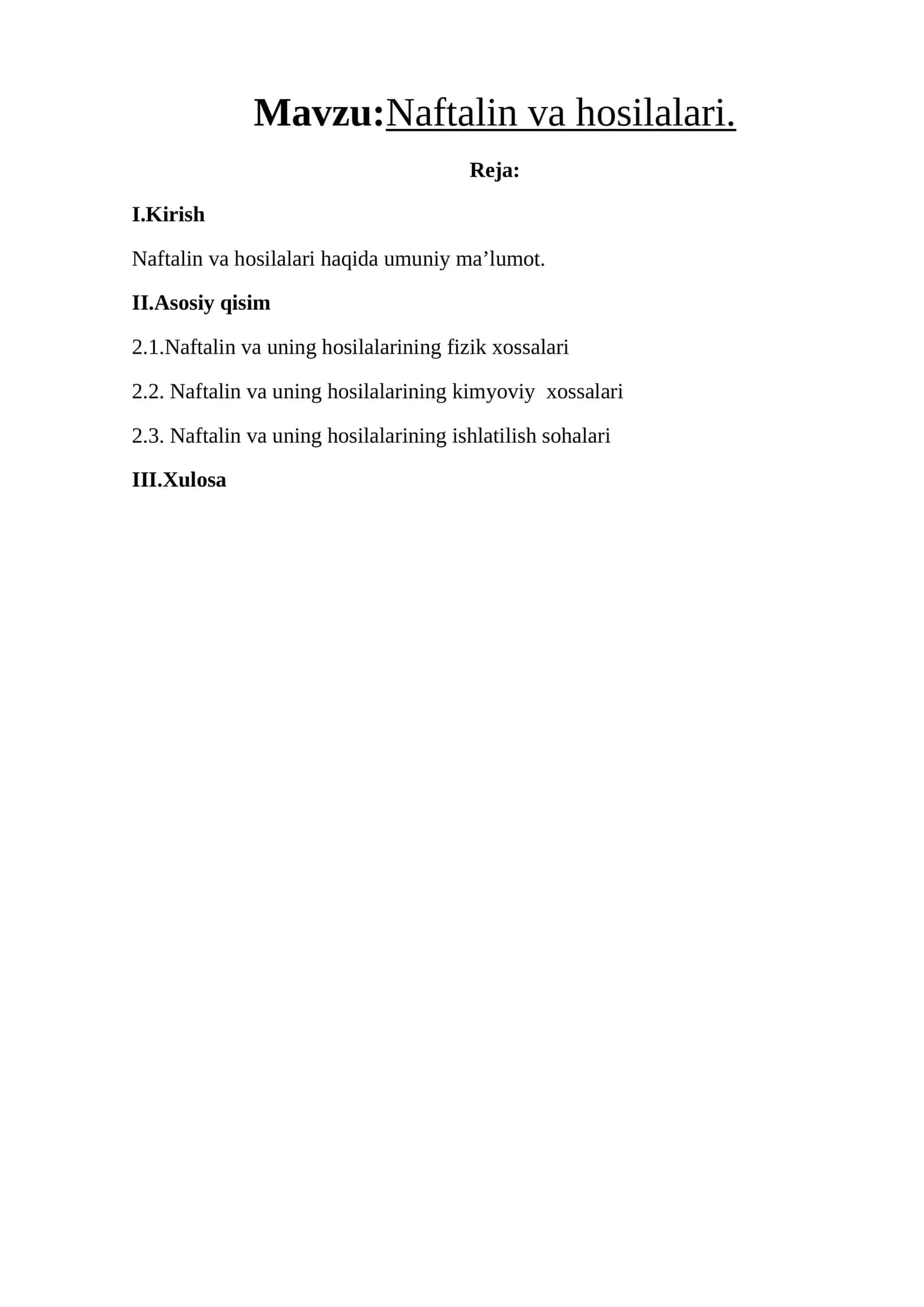 Naftalin va hosilalari 1