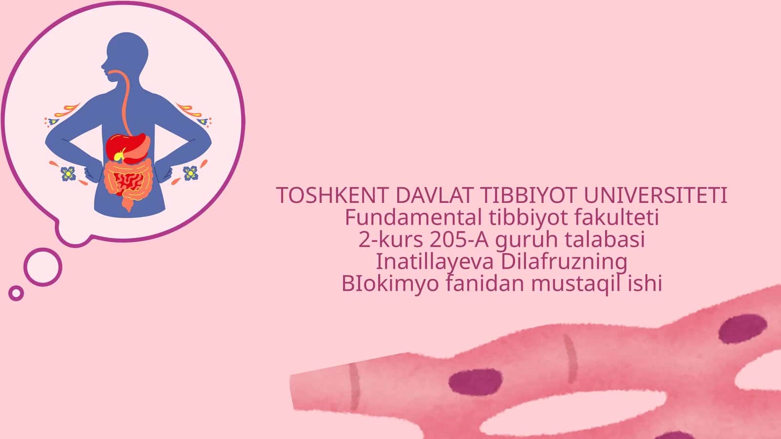 OSHQOZON-ICHAK TIZIMI BIOKIMYOSI 1