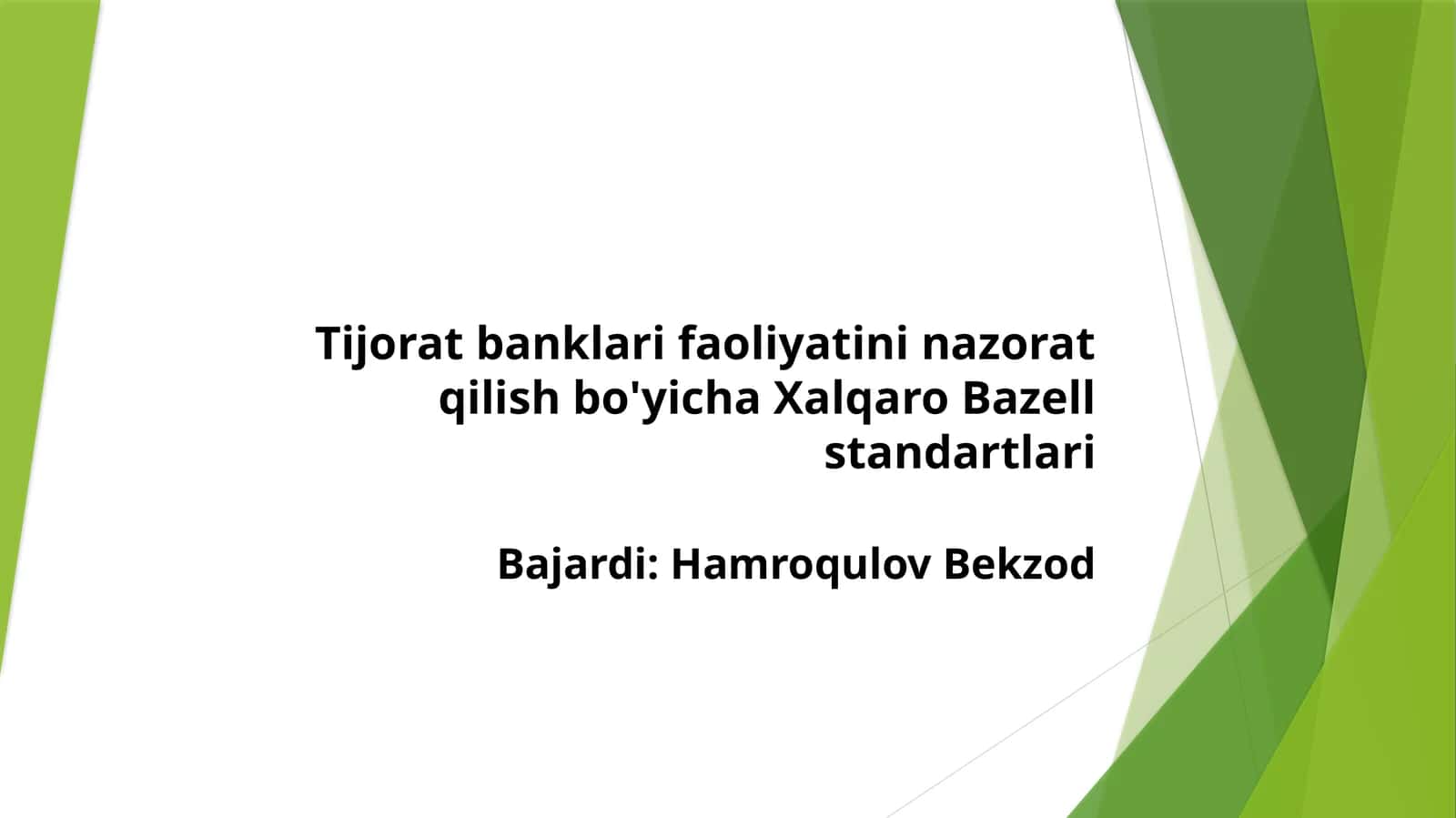 Bazel tizimi 1