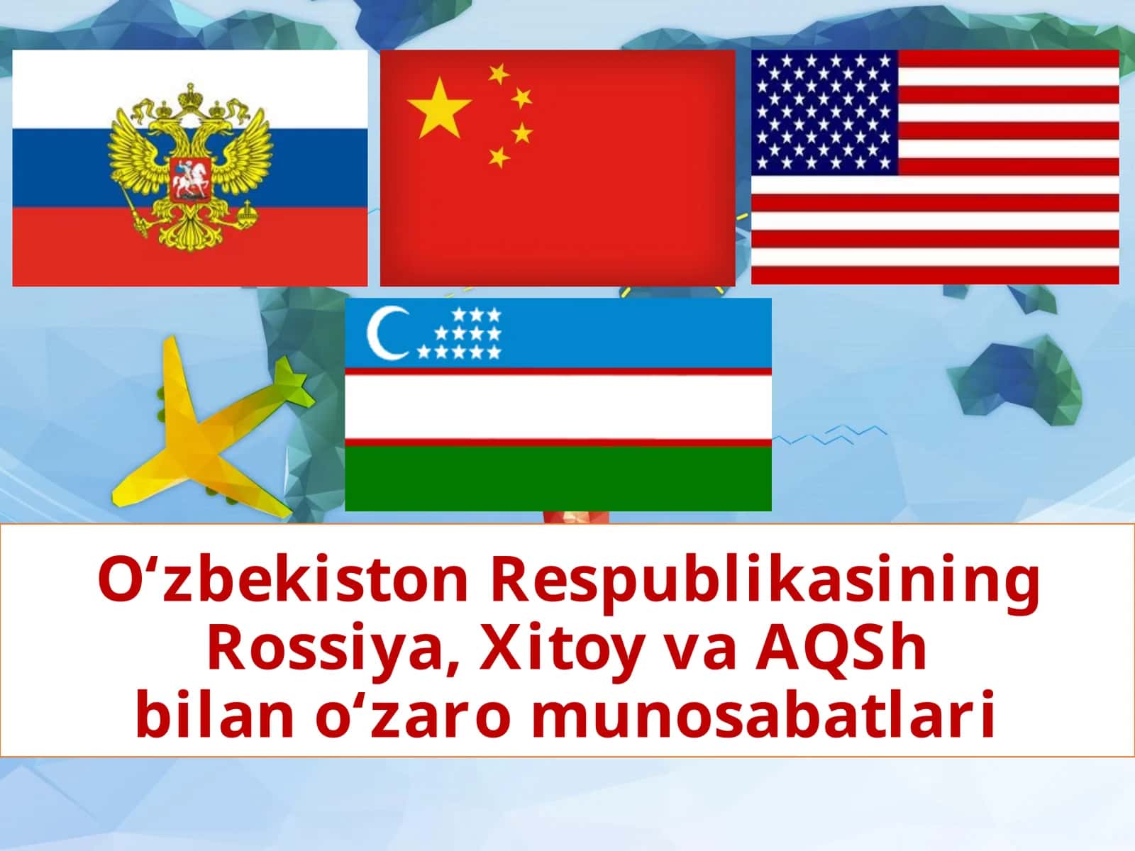 O‘zbekiston–Rossiya munosabatlari 1